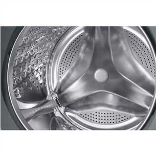 Samsung, 9 кг, глубина 60 см, 1400 об/мин, серебристый - Стиральная машина с передней загрузкой