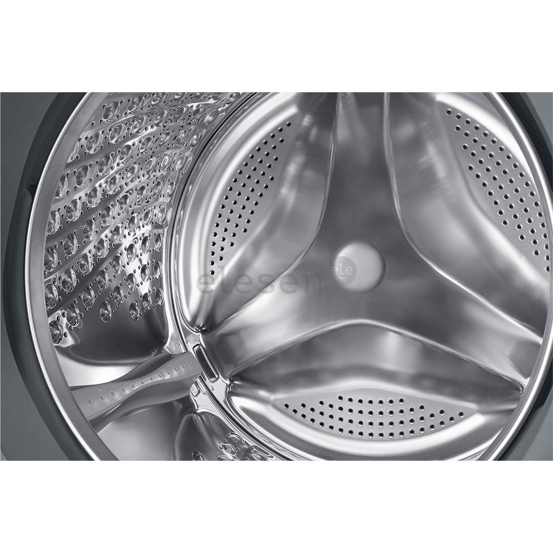 Samsung, 9 кг, глубина 60 см, 1400 об/мин, серебристый - Стиральная машина с передней загрузкой