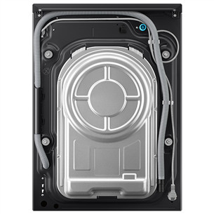 Samsung, 9 кг, глубина 60 см, 1400 об/мин, серебристый - Стиральная машина с передней загрузкой