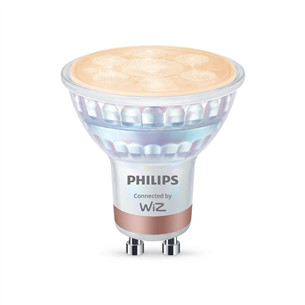 Philips Wiz Smart LED Spot, GU10, 3 vnt., baltos - Išmaniosios lemputės 929003772236