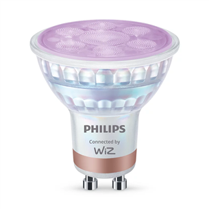 Philips Wiz Smart LED Spot Full Color, GU10, 2 vnt., baltos - Išmaniosios lemputės 929003772341