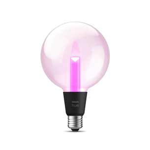 Philips Hue G125 Globe Large, E27, juoda - Išmanioji lemputė 929003151202