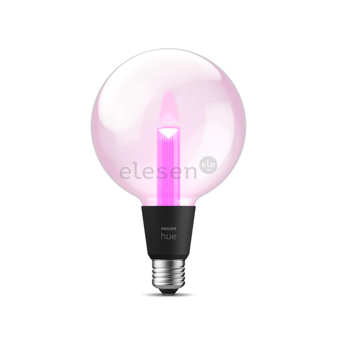 Philips Hue G125 Globe Large, E27, juoda - Išmanioji lemputė