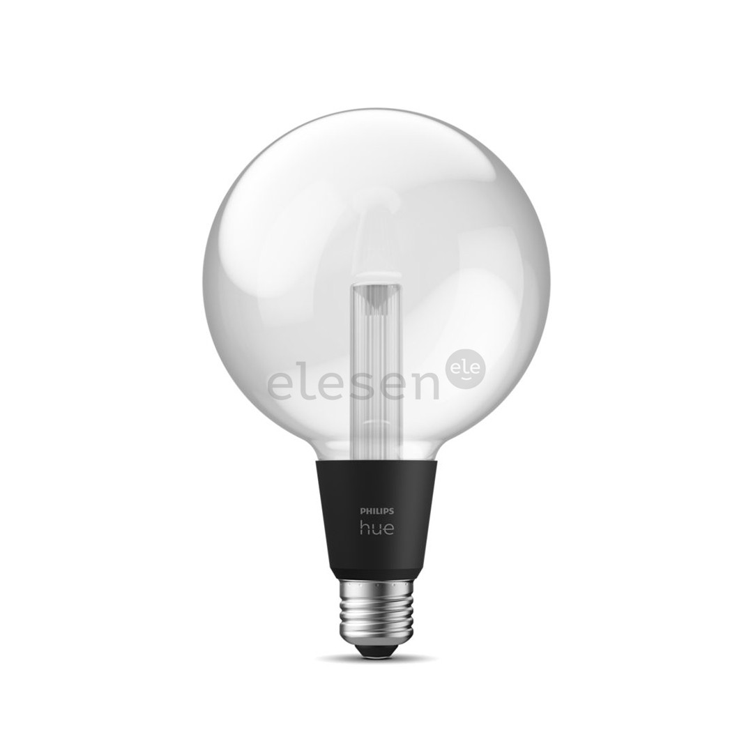 Philips Hue G125 Globe Large, E27, juoda - Išmanioji lemputė
