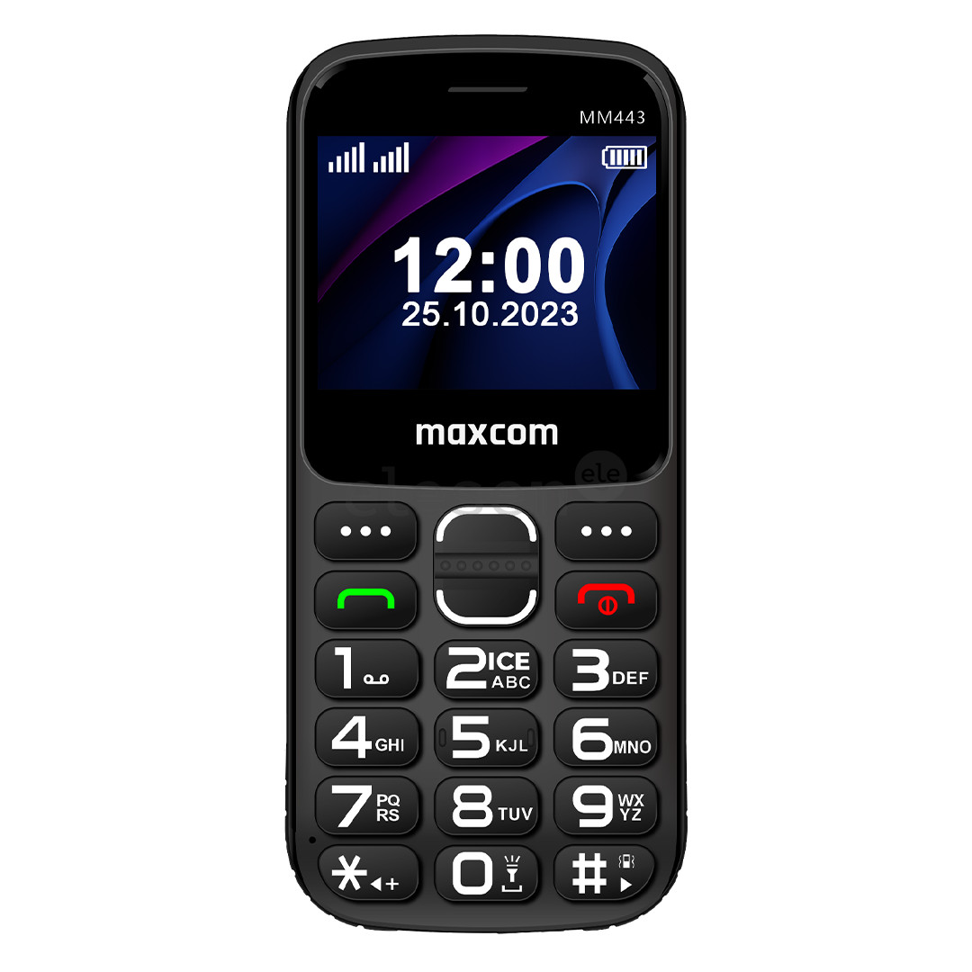 Maxcom Comfort MM443 4G, черный - Мобильный телефон