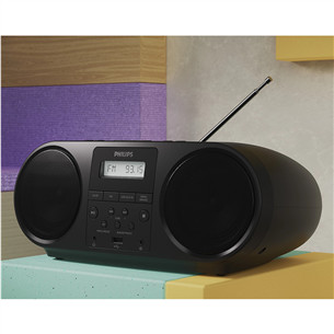 Philips CD Soundmachine TAZ5000, juoda - Magnetola