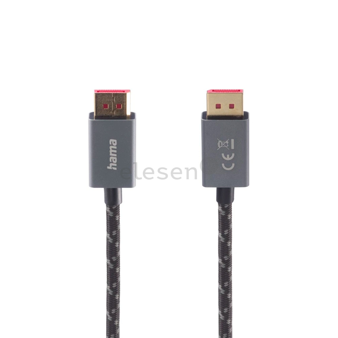 Hama DisplayPort, 8K, 2 m, gray - Cable