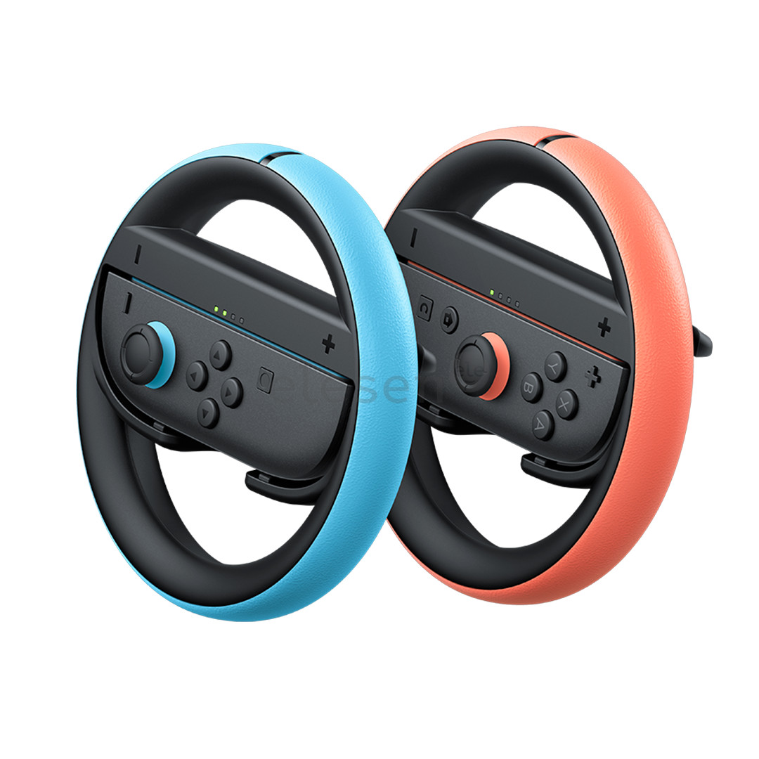 Nintendo Joy-Con 2 Wheel, Nintendo Switch 2, 2 pc, light blue/red - Wheel