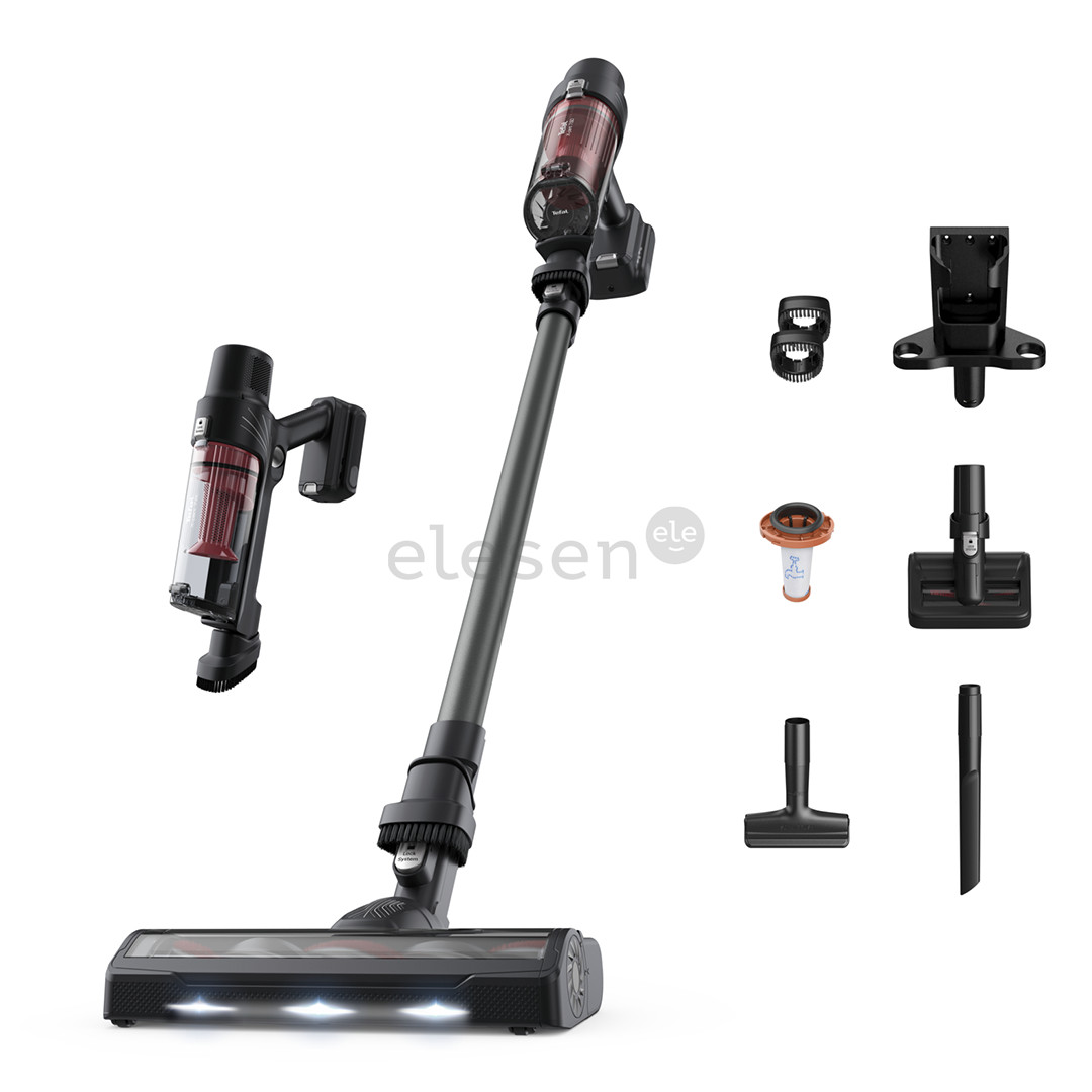 Tefal X-PERT 7.60, Animal model, black/red - Cordless vacuum cleaner