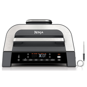 Ninja 6-in-1 MAX, 1760 W, juodas/sidabrinis – Grilis ir karšto oro gruzdintuvė DG551EU