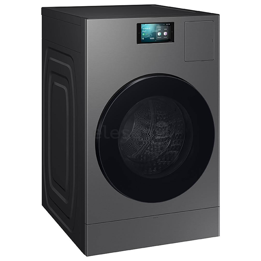 Samsung Bespoke AI Laundry Combo, 18 kg / 11 kg, gylis 87,5 cm, 1000 aps./min., pilka - Skalbimo mašina - džiovyklė