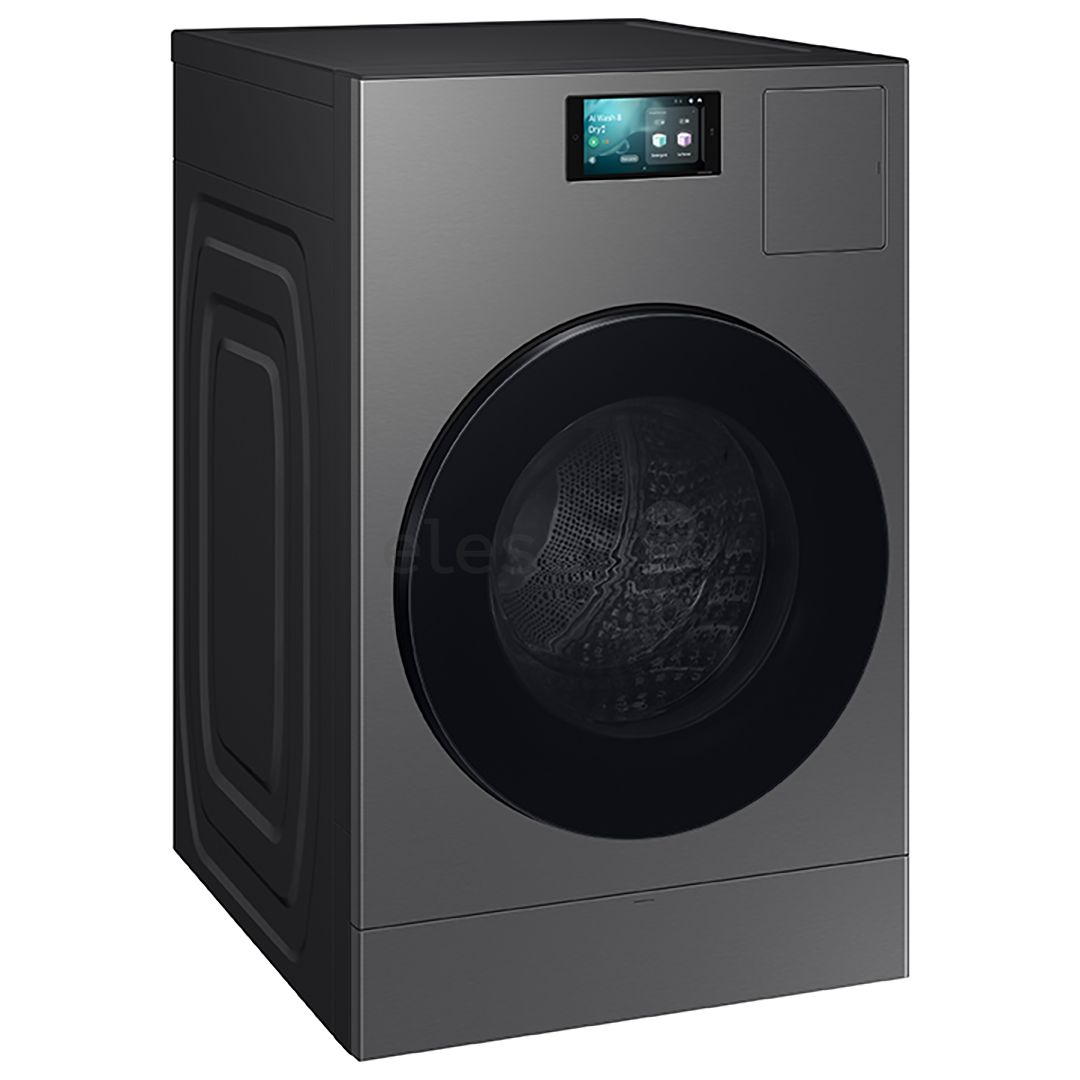 Samsung Bespoke AI Laundry Combo, 18 кг / 11 кг, глубина 87,5 см, 1000 об/мин, серый - Стирально-сушильная машина