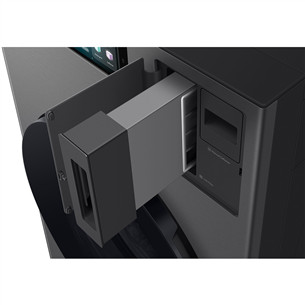 Samsung Bespoke AI Laundry Combo, 18 kg / 11 kg, gylis 87,5 cm, 1000 aps./min., pilka - Skalbimo mašina - džiovyklė