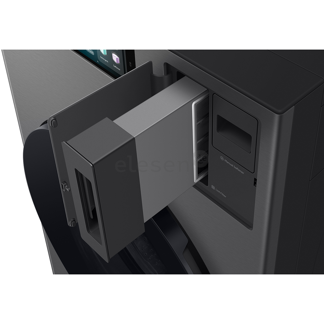 Samsung Bespoke AI Laundry Combo, 18 кг / 11 кг, глубина 87,5 см, 1000 об/мин, серый - Стирально-сушильная машина