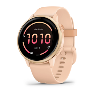 Garmin Vivoactive 6, metallic pink dawn - Išmanusis laikrodis 010-02985-03