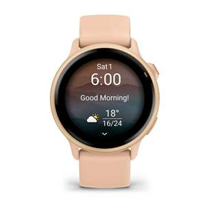 Garmin Vivoactive 6, metallic pink dawn - Išmanusis laikrodis