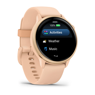 Garmin Vivoactive 6, metallic pink dawn - Išmanusis laikrodis