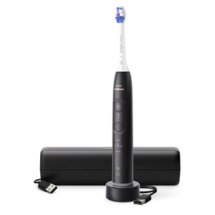 Philips Sonicare Series 6500, juodas - Elektrinis dantų šepetėlis HX7411/02