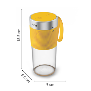 Tefal Lightmix, 300 ml, geltona - Nešiojama belaidė kokteillinė