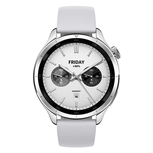 Xiaomi Watch S4, sidabro spalvos - Išmanusis laikrodis BHR9197GL