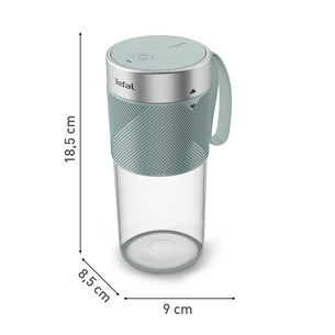 Tefal Lightmix, 300 ml, pilka - Nešiojama belaidė kokteilinė