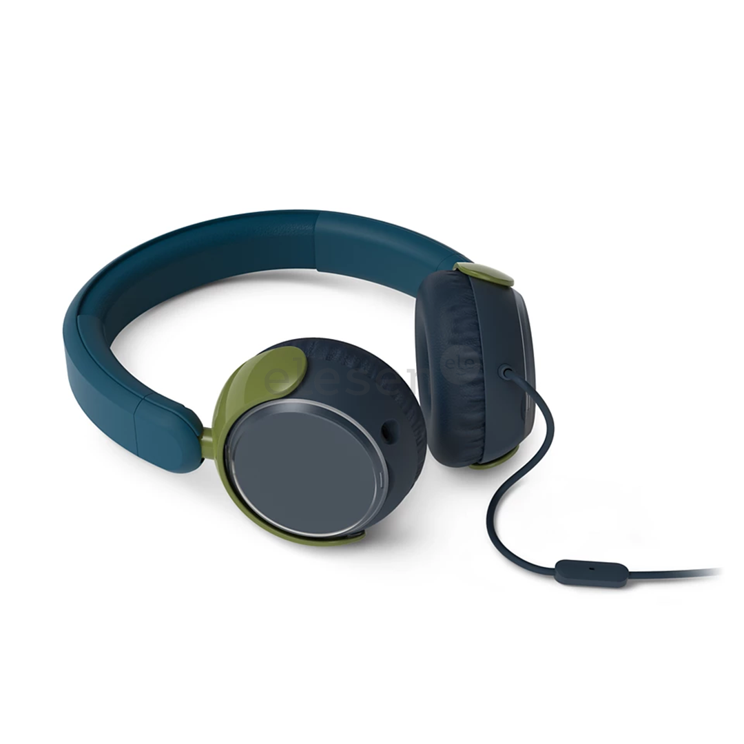 Philips TAK2000, crystal teal - Kids' headphones