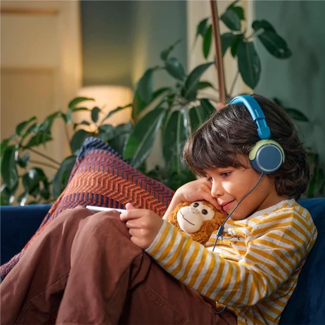 Philips TAK2000, crystal teal - Kids' headphones