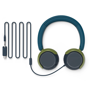 Philips TAK2000, crystal teal - Kids' headphones