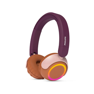 Philips TAK4200, violetinės/oranžinės - Vaikiškos ausinės TAK4200MP/00
