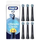 Braun Oral-B UltimateClean, 6 vnt., juodi - Dantų šepetėlių antgaliai