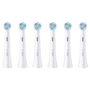 Braun Oral-B UltimateClean, 6 vnt., balti - Dantų šepetėlių antgaliai