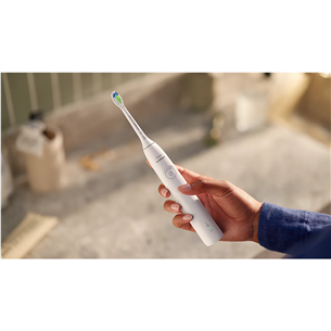 Philips Sonicare Series 5300, baltas - Elektrinis dantų šepetėlis