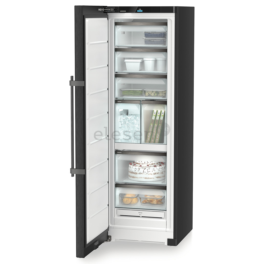 Liebherr, NoFrost, 278 л, высота 186 см, черный - Морозильник Товар - SFNBSD529I-23