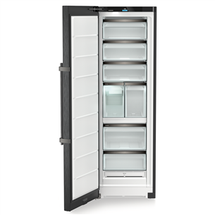 Liebherr SFNBSD529I, NoFrost, 278 L, 186 cm, juodas - Šaldiklis