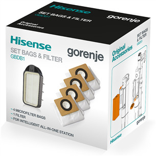 Hisense, 4 шт. - Пылесборники + фильтр
