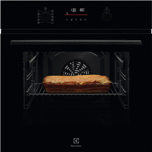Electrolux 500 Series SurroundCook, пиролитическая очистка, черный - Интегрируемый духовой шкаф EOF6P76BZ