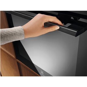 Electrolux 500 Series SurroundCook, pyrolytic cleaning, 65 L, black - Built-in oven