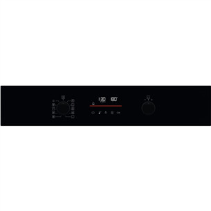 Electrolux 500 Series SurroundCook, pyrolytic cleaning, 65 L, black - Built-in oven