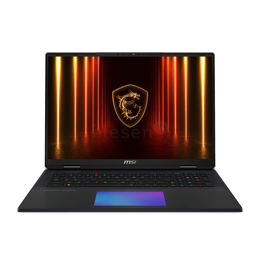 MSI Titan 18 HX, 18'', 4K UHD, Mini LED, 120 Hz, Ultra 9, 64 GB, 6 TB, RTX 5090, ENG, juodas - Nešiojamasis kompiuteris