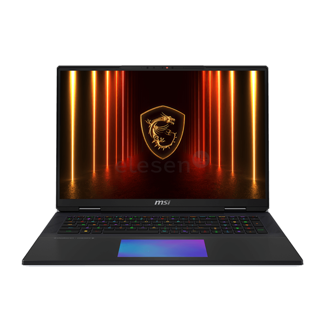 MSI Titan 18 HX, 18'', 4K UHD, Mini LED, 120 Hz, Ultra 9, 64 GB, 6 TB, RTX 5090, ENG, juodas - Nešiojamas kompiuteris