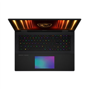 MSI Titan 18 HX, 18'', 4K UHD, Mini LED, 120 Hz, Ultra 9, 64 GB, 6 TB, RTX 5090, ENG, juodas - Nešiojamas kompiuteris