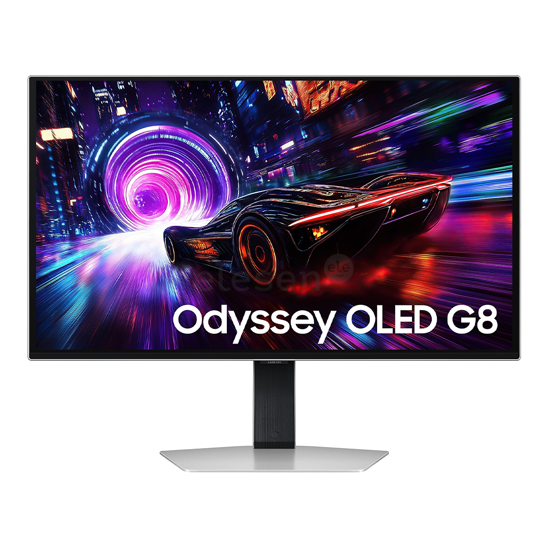 Samsung Odyssey OLED G8, 27'', 4K UHD, OLED, 240 Hz, silver - Monitor