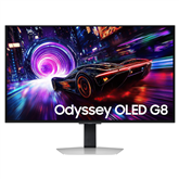 Samsung Odyssey OLED G8, 32'', 4K UHD, OLED, 240 Hz, silver - Monitor