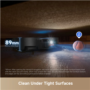 Dreame X50 Ultra Complete, vacuuming and mopping, black - Robot vacuum cleaner