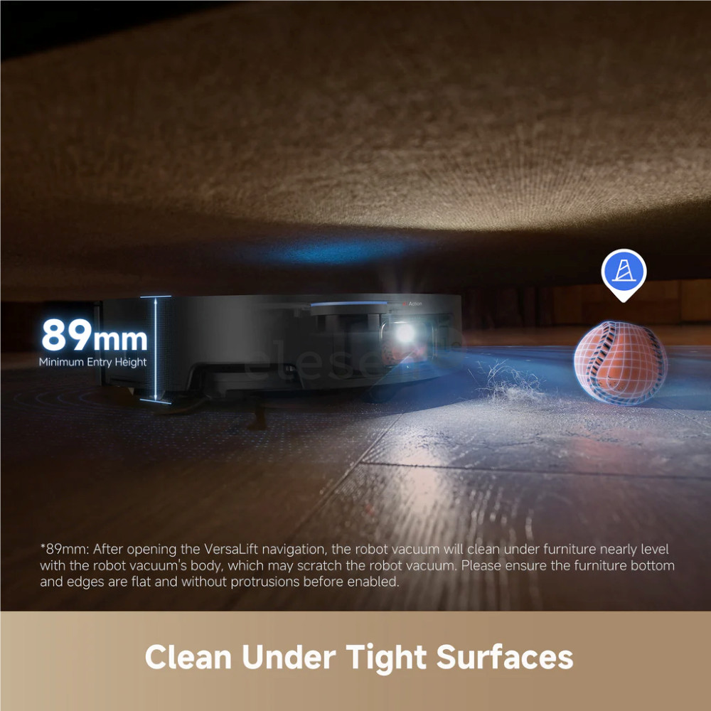 Dreame X50 Ultra Complete, vacuuming and mopping, black - Robot vacuum cleaner