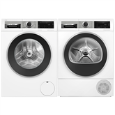 Bosch, Series 6, 9 kg + 9 kg - Washing machine + Clothes dryer
