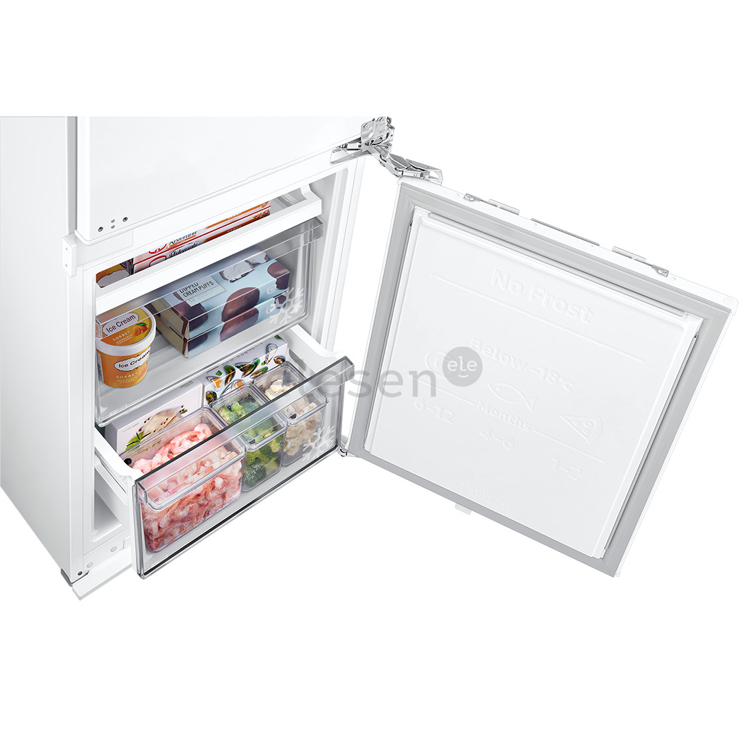 Samsung, NoFrost, 298 л, высота 194 см - Интегрируемый холодильник