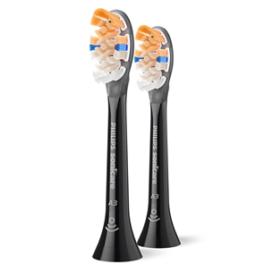 Philips Sonicare Premium All-in-One, 2 vnt., juodi - Dantų šepetėlių antgaliai HX9092/88