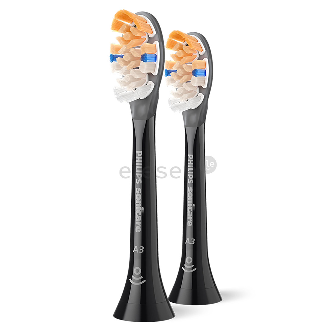 Philips Sonicare Premium All-in-One, 2 vnt., juodi - Dantų šepetėlių antgaliai