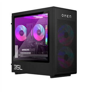HP Omen 35L, Ryzen 7, 32 GB, 1 TB, RTX 5070 Ti, juodas - Stacionarus kompiuteris